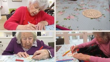 Milton Keynes Residents start making Christmas crafts